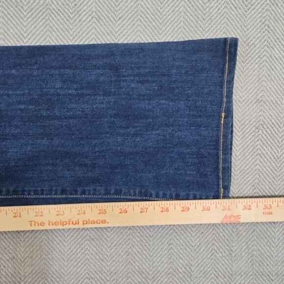 Old Navy The Diva Women's Size 12 Dark Rinse Boot Cut Trouser Jeans Stretch - Picture 12 of 16